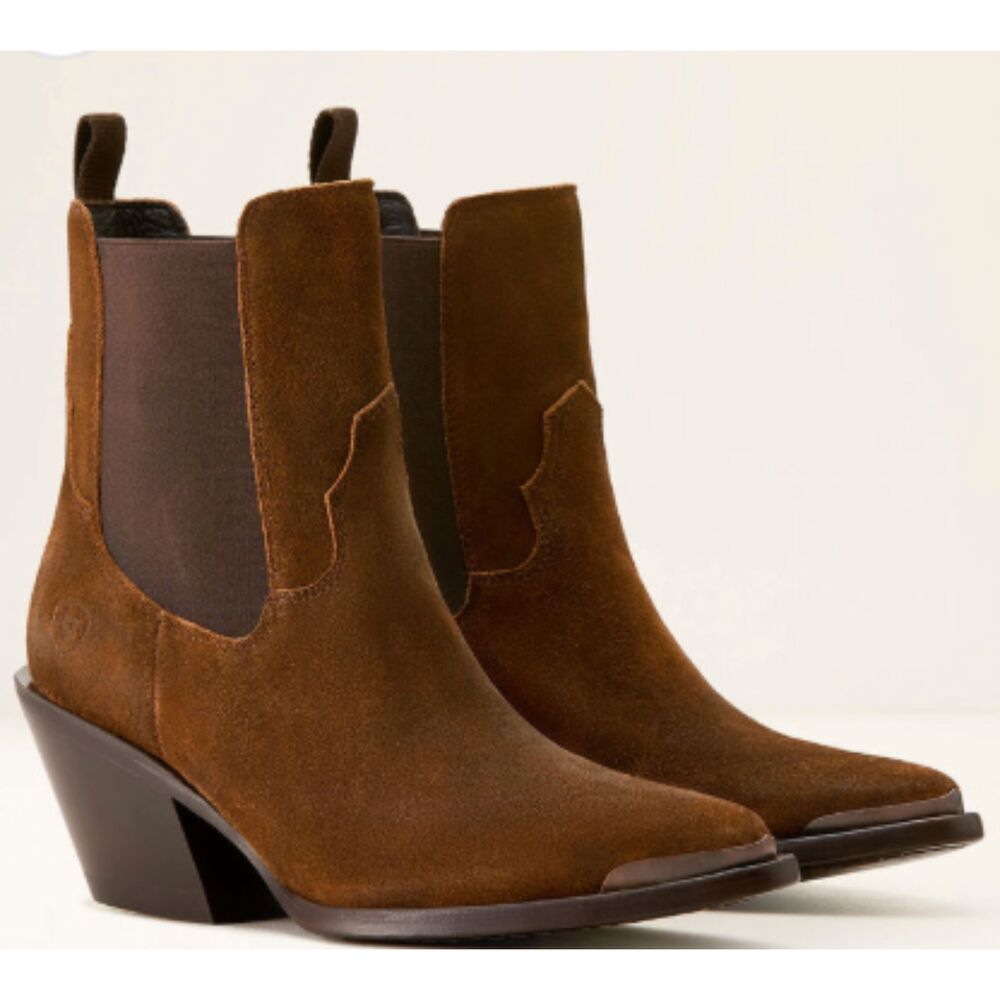 Ariat Shiloh Bootie Ginger Suede Size 7 NWT